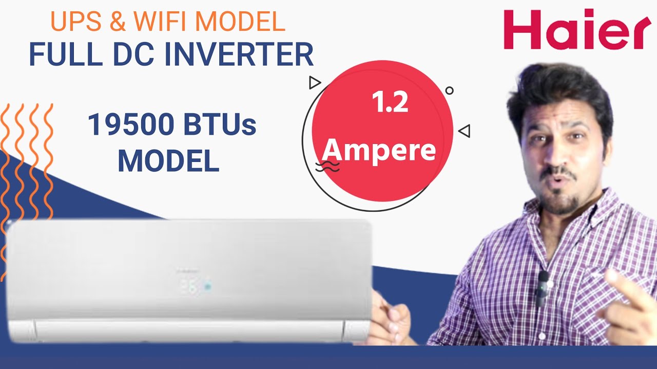 Haier DC Inverter | HSU-18HFMCE | Most Energy Efficient