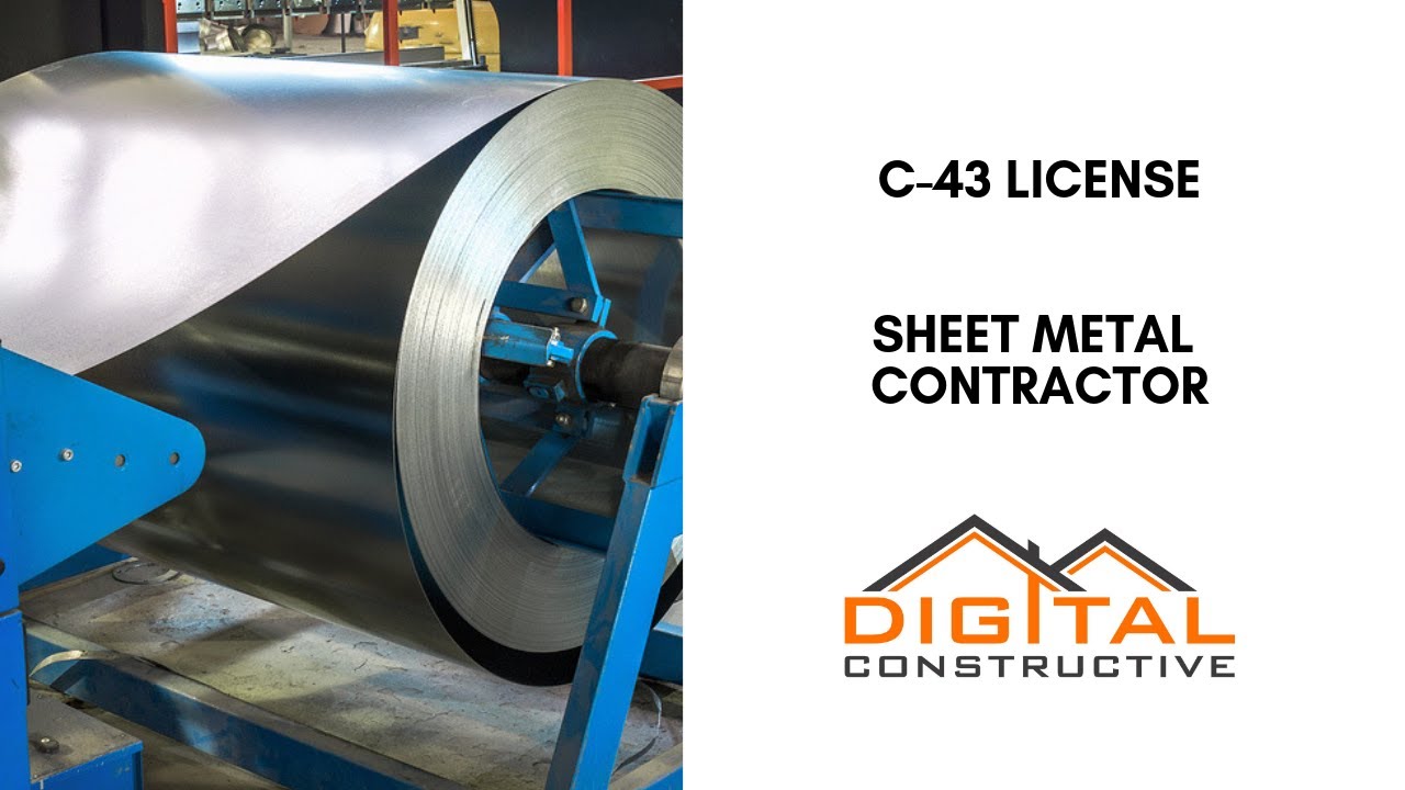 How To Get Your C-43 Sheet Metal License - Complete Guide To Passing the CSLB License Exam!