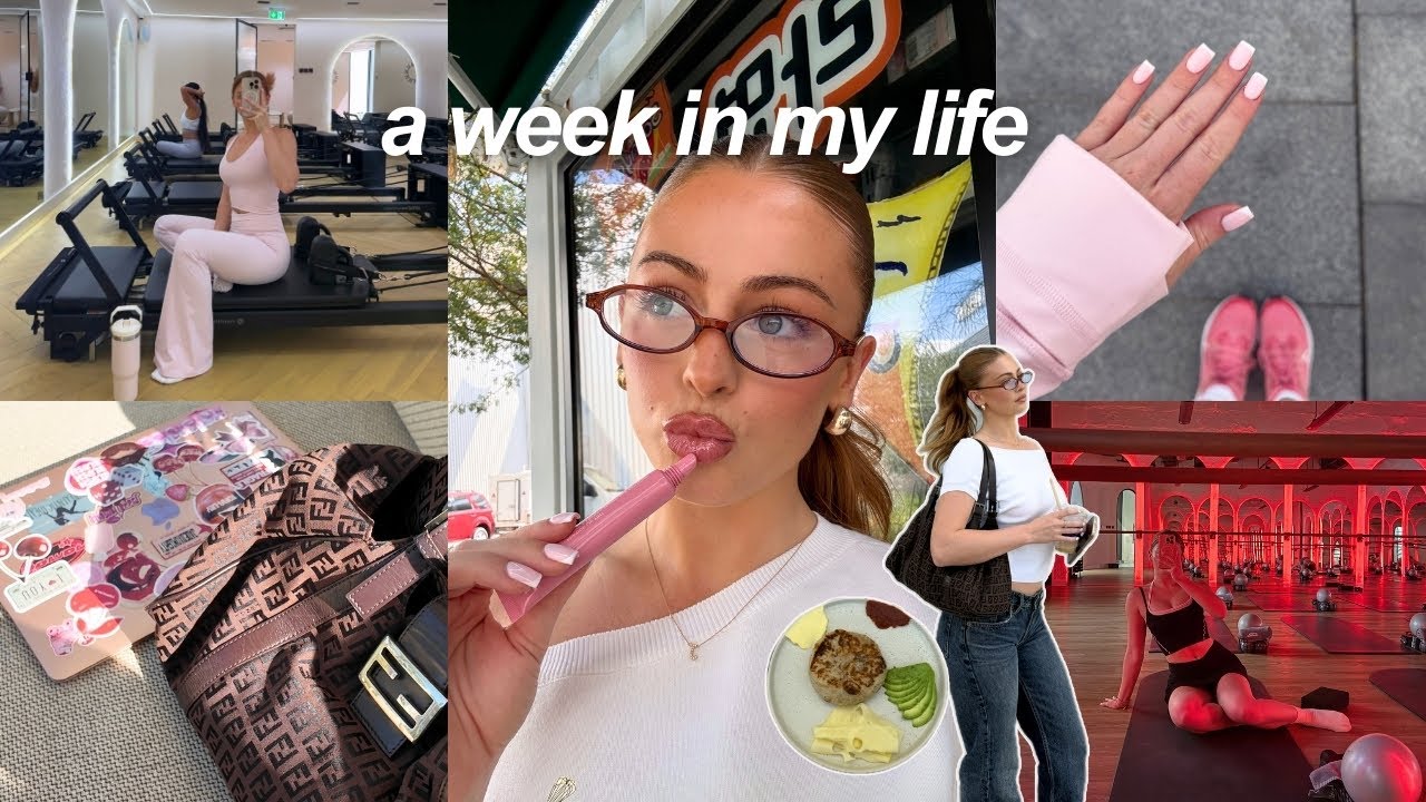 spend the week with me | workouts, healthy eating & hair wash routine! ♡