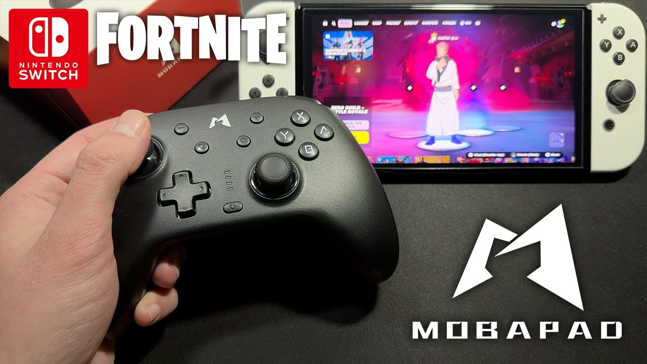HANDCAM Fortnite Gameplay on Nintendo Switch #63 (Mobapad N1 HD UNBOXING + GAMEPLAY)