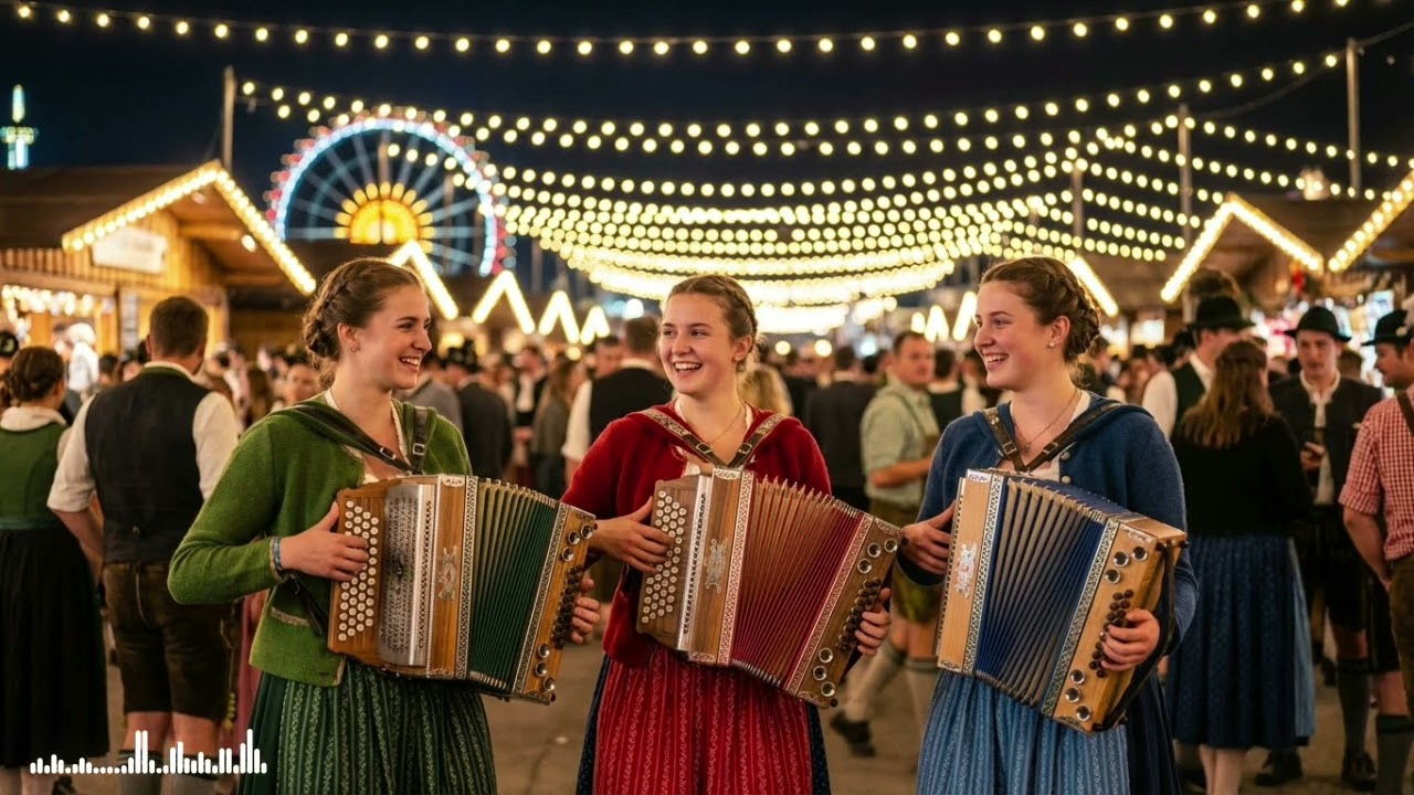 German Alps Festival 🎵 Polka, Waltz & Traditional Brass Band Joy | Authentic Bavarian Volkmusik Fest