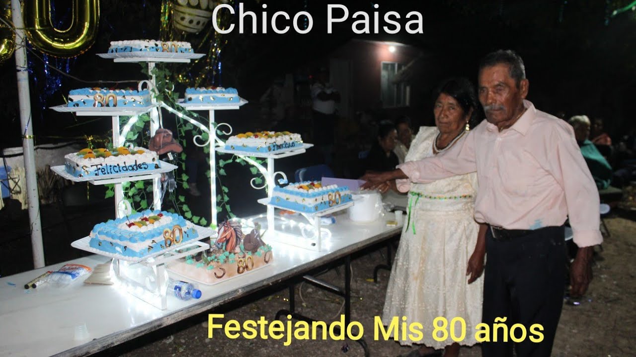 Festejando mis 80 años Chico Paisa 30 de agosto 2025 Yutanduchi, Oaxaca.