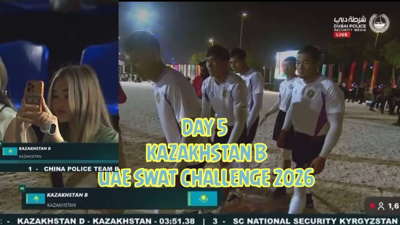Day 5 KAZAKHSTAN B UAE SWAT CHALLENGE 2026‼️‼️#uaeswatchallenge2026#swatchallenge 