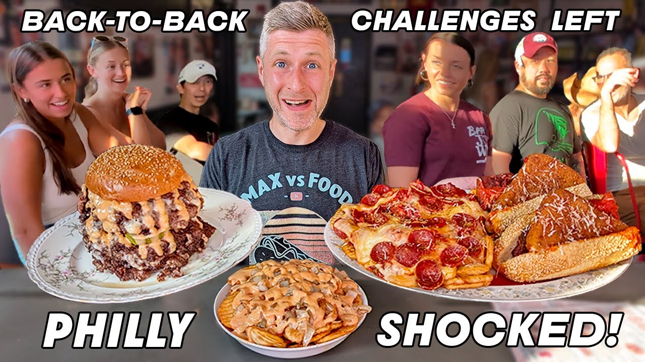 THEY WERE SHOCKED I TOOK ON BOTH FOOD CHALLENGES!