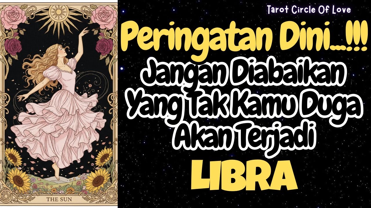 ⏳LIBRA SEPEKAN‼️JAGA DIRI "YANG TAK KAMU DUGA AKAN TERJADI🍀19-24 JAN 2026✨