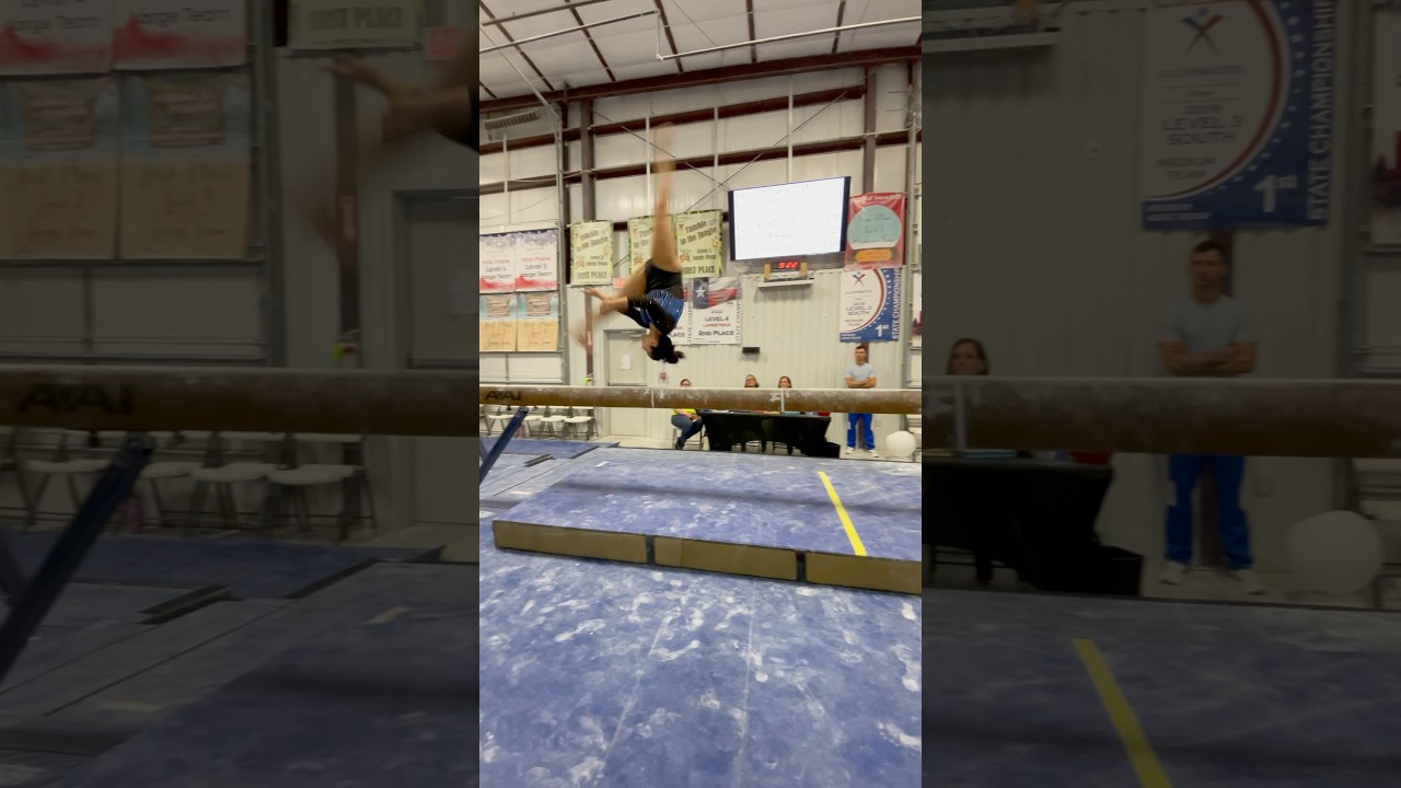 Great Level 10 Beam Routine! Yellowrose 2025! 