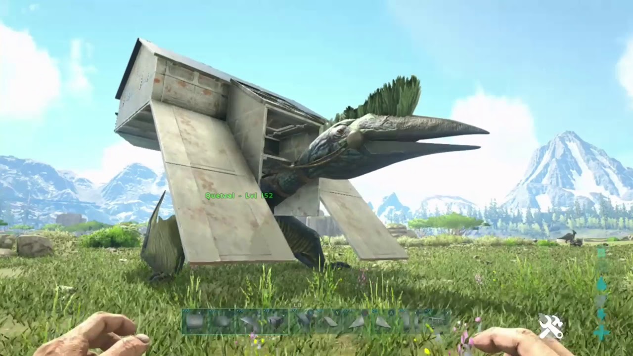 How to make a Flying Quetzal base | ARK