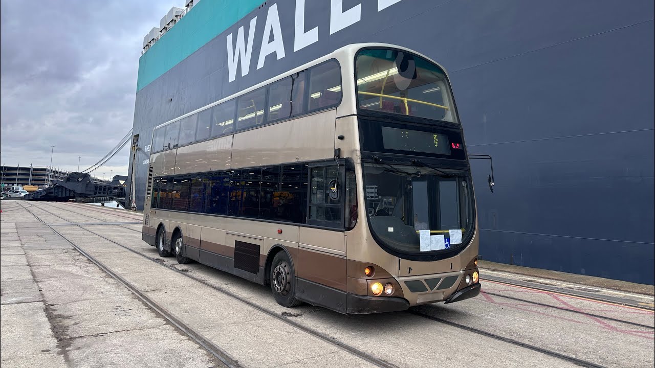 Hong Kong 🇭🇰 to UK 🇬🇧 Volvo B10TL VW04 RBH full kickdown to 60mph - AVW96 (Replacement Bus Hire)
