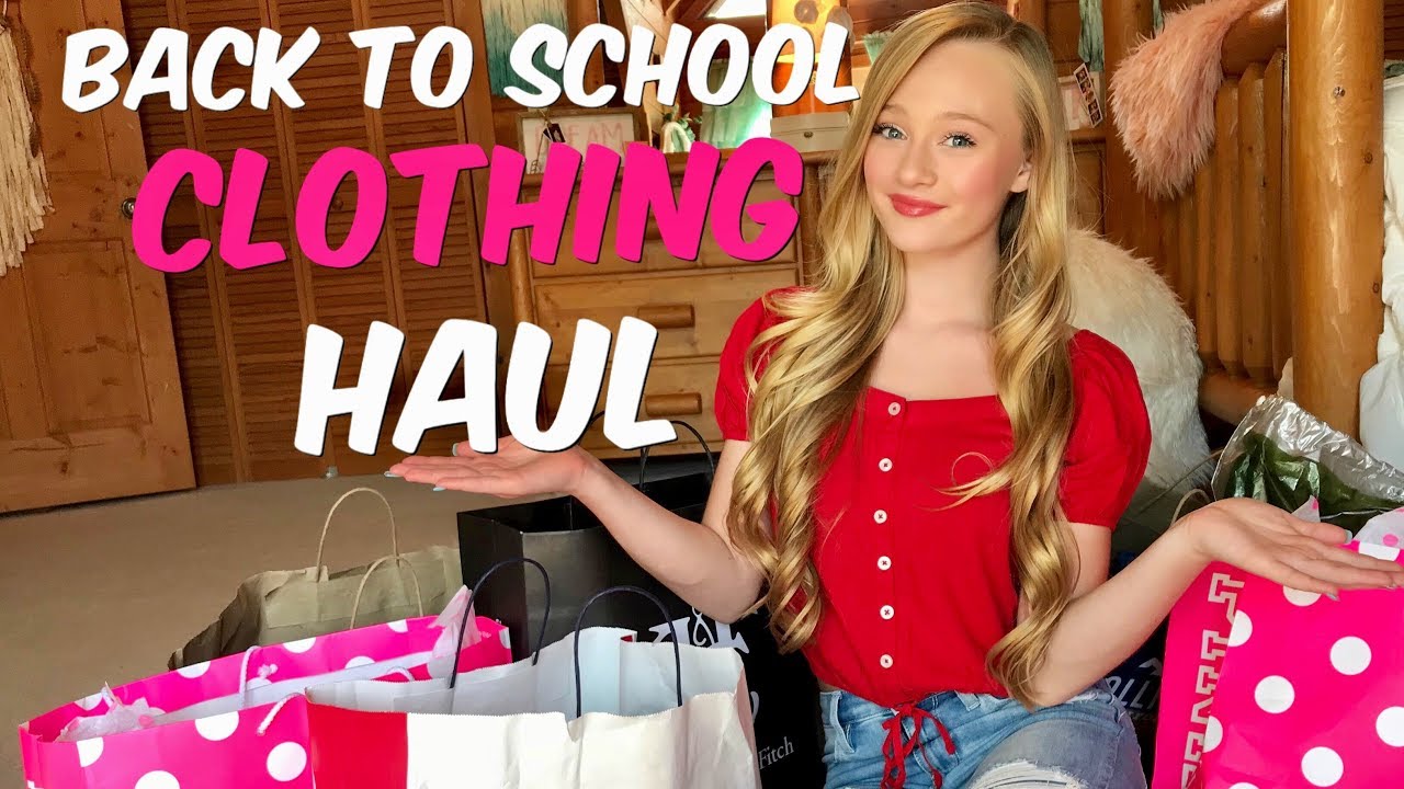 Back to School Clothing Haul 2018 / Whats In My Closet with Princess Ella
