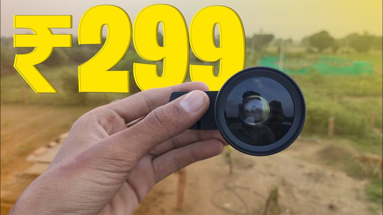 Mobile Camera Lens Only ₹299 | Ultra Wide Angle and Macro Lens Vlogging Best Lens 