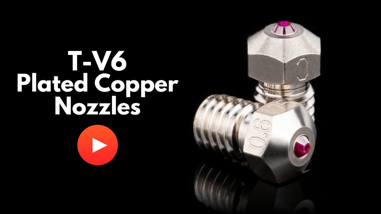 T-V6 Plated Copper Ruby Nozzles