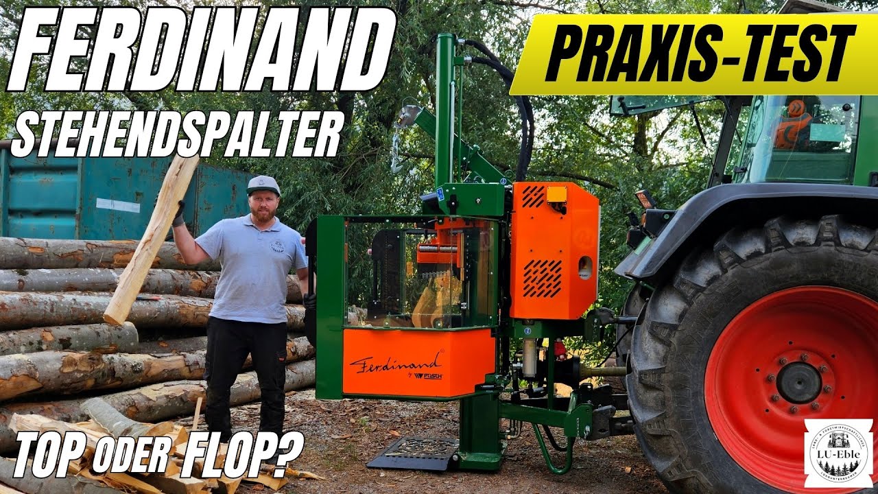 Posch FERDINAND im PRAXISTEST – Wie gut ist der automatische Holzspalter?