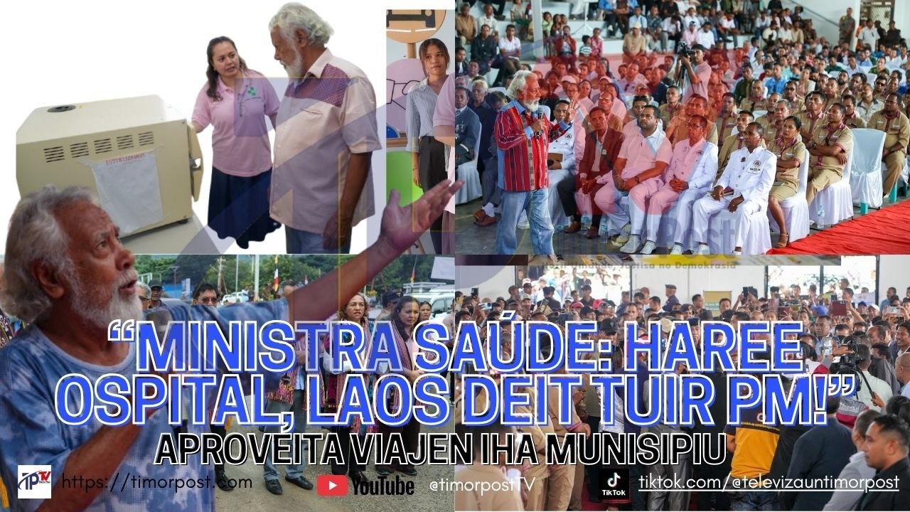 MINISTRA ELIA AKOMPANHA PM XANANA HALEU MUNISIPIU, LA HALA’O NIA FUNSAUN