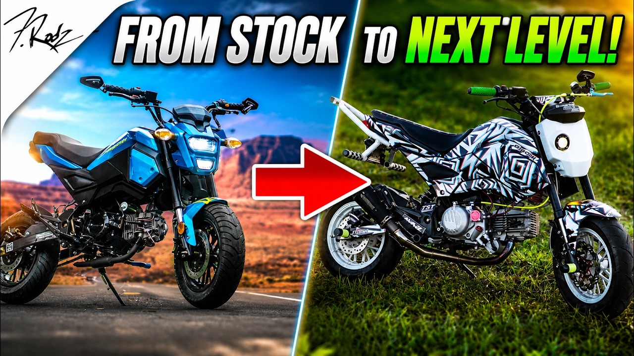 Before & After: 77Decals Kit Completely Changed My Grom Clone!