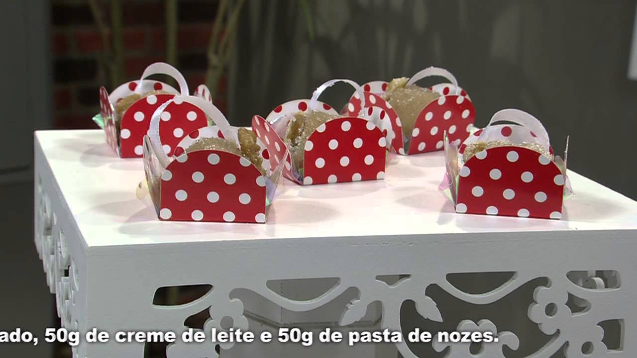Receitas Bom Sabor 18/11/2013 - Docinho fino de nozes