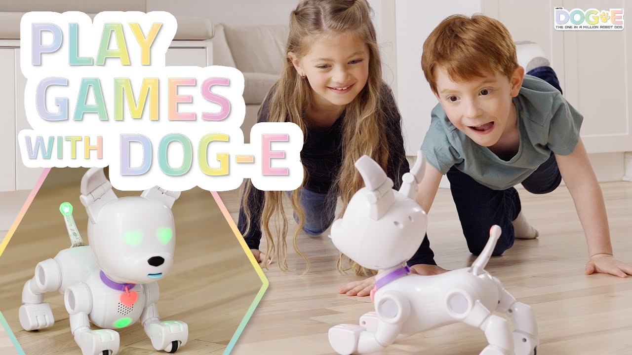 Dog-E likes to play GAMES?! | Dog-E How-To #3: Games