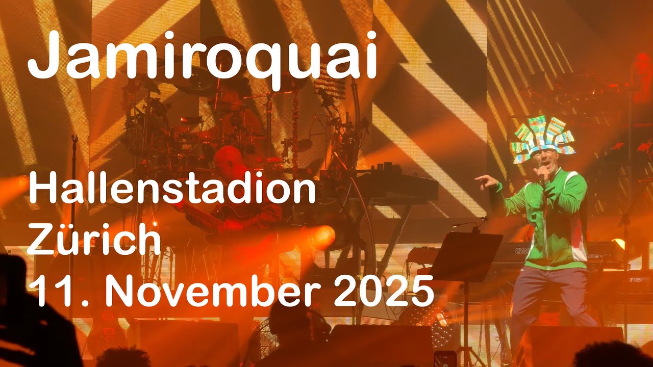 Jamiroquai - Zürich Hallenstadion - 11. Nov 2025