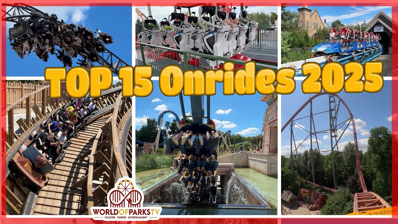 Top 15 Achterbahn Onride Videos (Highlights 2025) World of Parks Roller Coaster Onride Videos 2025