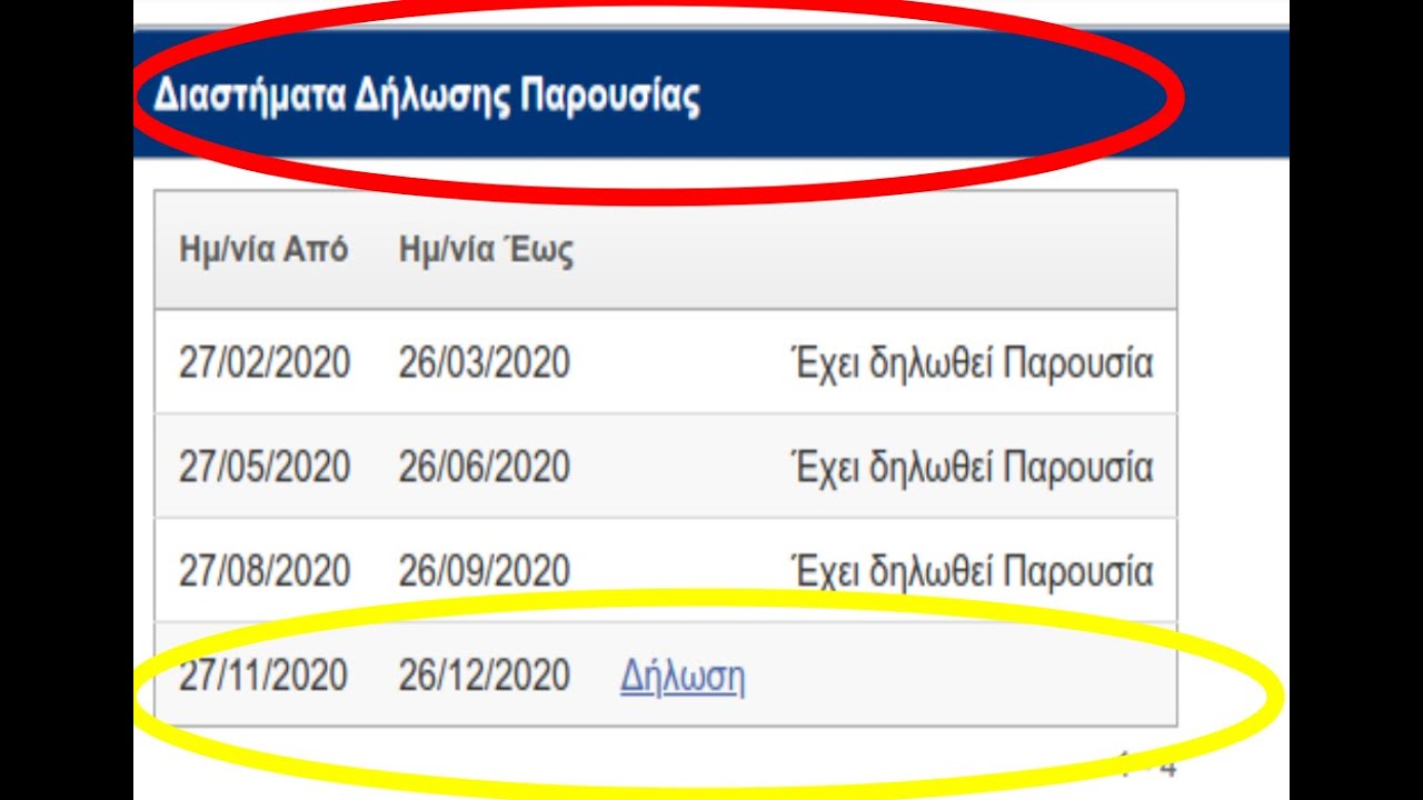 ΠΩΣ ΔΗΛΩΝΩ ΠΑΡΟΥΣΙΑ ΣΤΟΝ ΟΑΕΔ ΒΗΜΑ ΒΗΜΑ