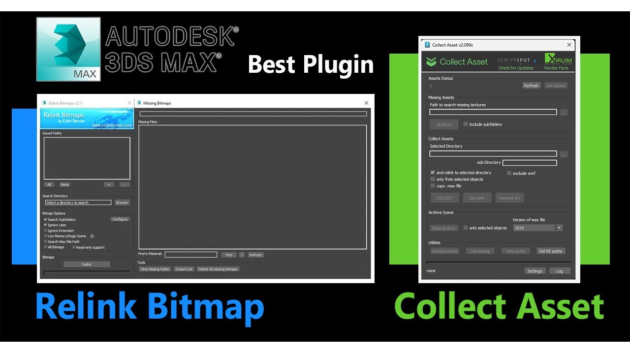 3Ds Max Plugins for Collect Asset