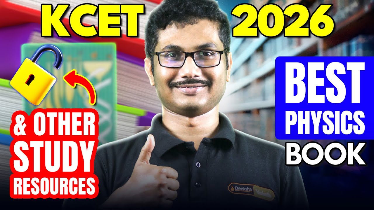 Best Books & Resources to Crack KCET 2026 Physics 🔥 Score High in Physics! #kcet2026 #puc2026 