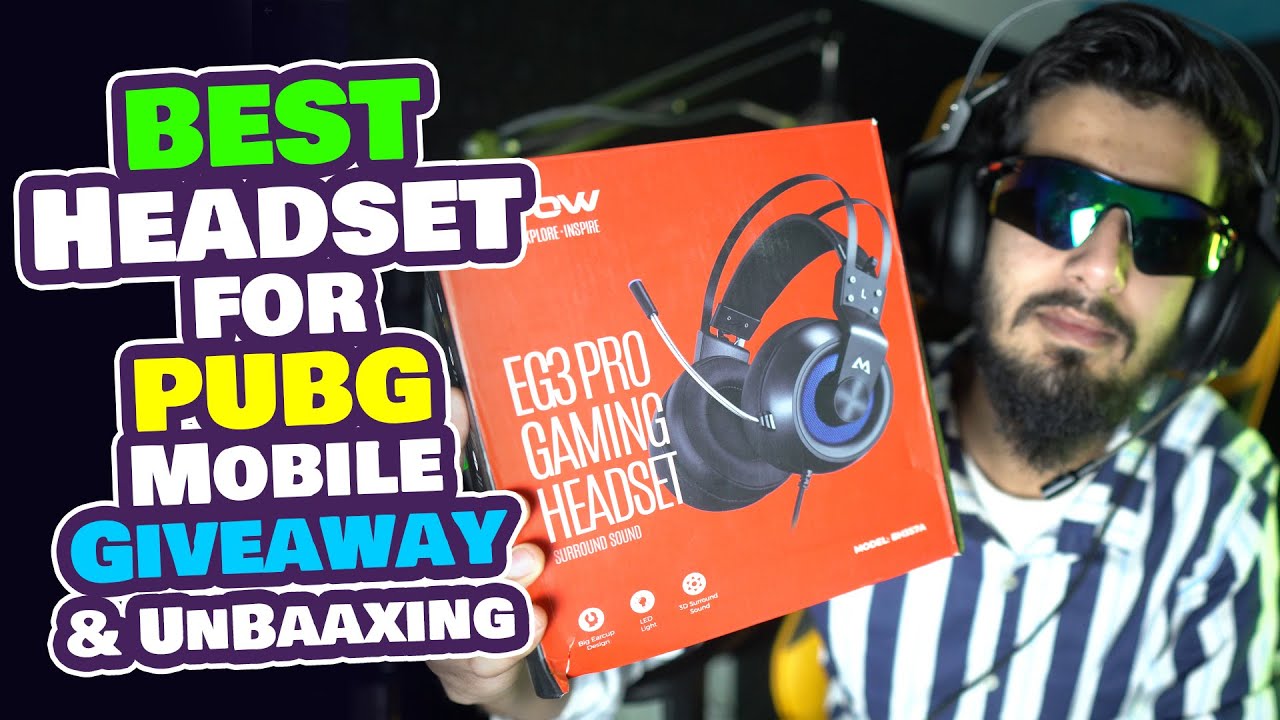 Giveaway Gaming Headphone Best For PUBG Mobile | MPOW EG3 Pro  7.1 Channel Gaming Headphone UnBoxing