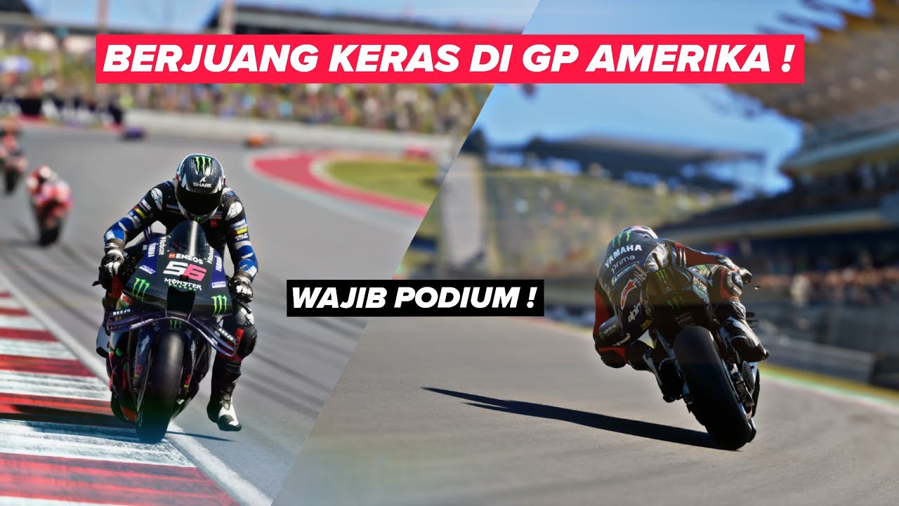 Fix!!! Sirkuit Austin Bakal Jadi Tantangan Berat Untuk Yamaha ! - (Career 47) MotoGP25