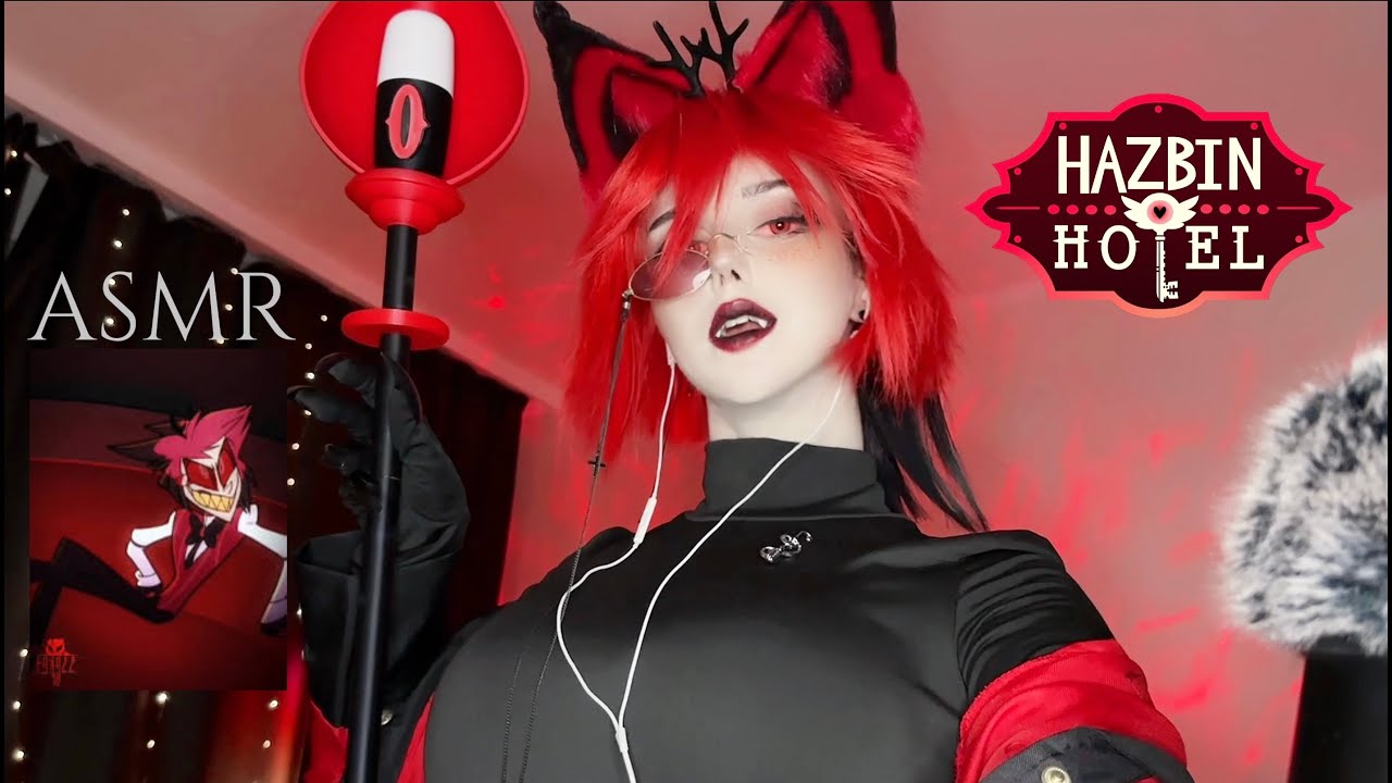 ☾♱ ASMR: Аластор — твоя... мамочка? Ролевая игра-косплей по Hazbin Hotel
