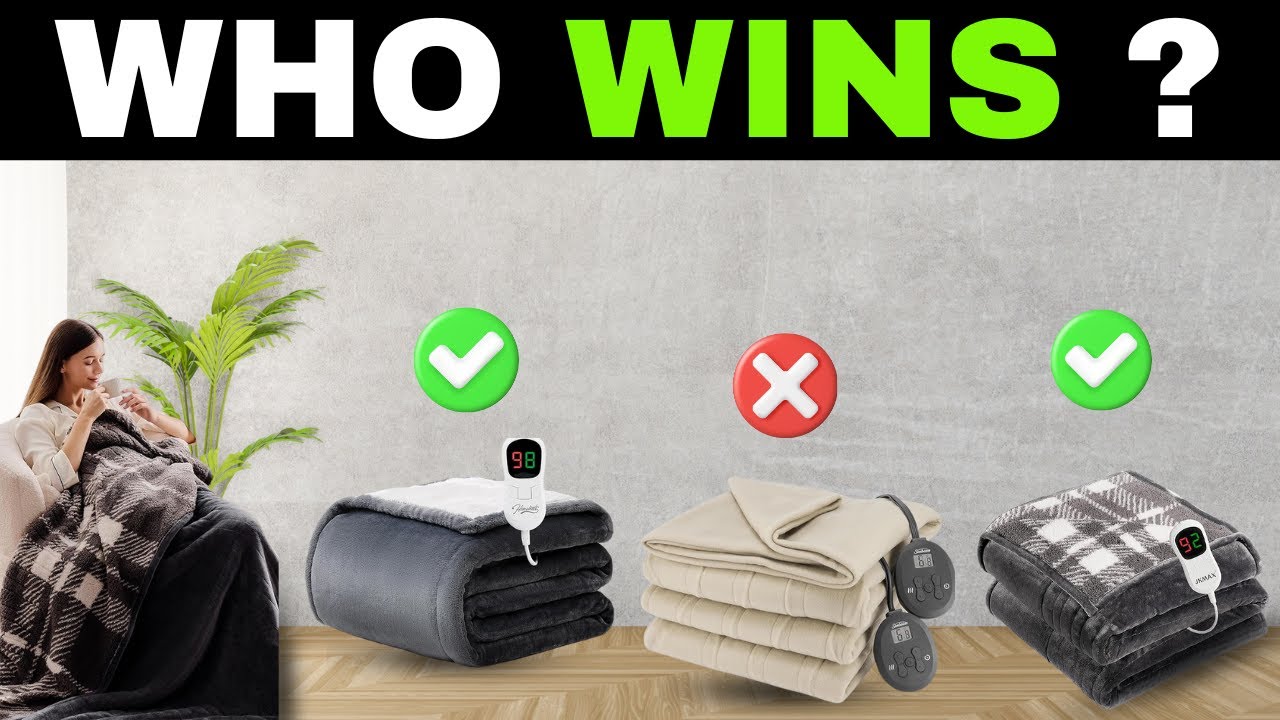 ✅ 7 Best Electric Heated Blankets & Throws [2026] 🔥 For Home, Camping , Bed, Sofa, Couch...