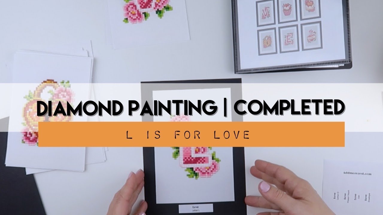 Diamond Painting Completed | PaintGem Love Mini Set