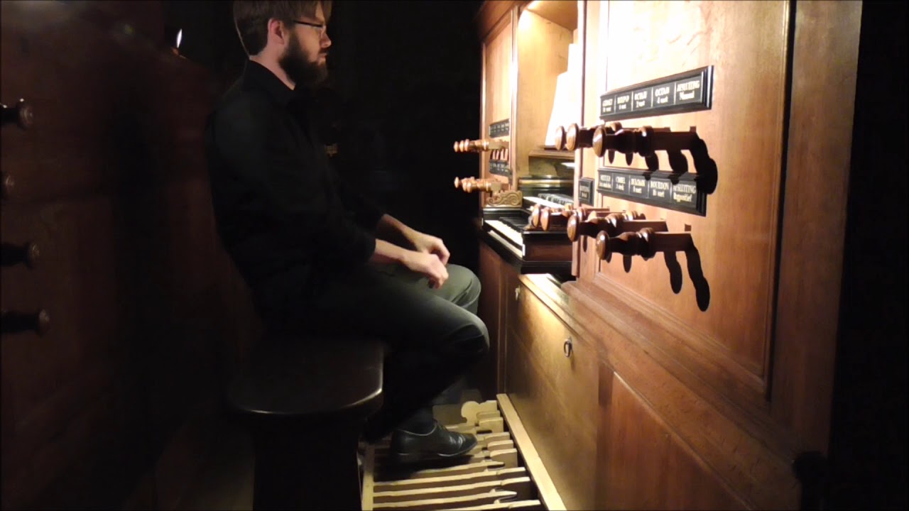 J . S.  Bach Praeludium and Fuga in C major BWV 531 Vincent Hensen Hinsz organ Appingedam