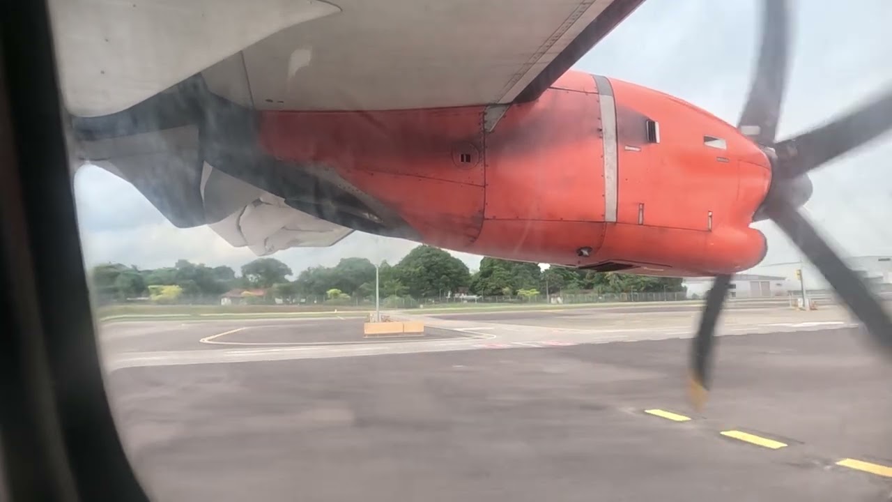 Firefly ATR72-500 FY3125 Takeoff from Singapore Seletar