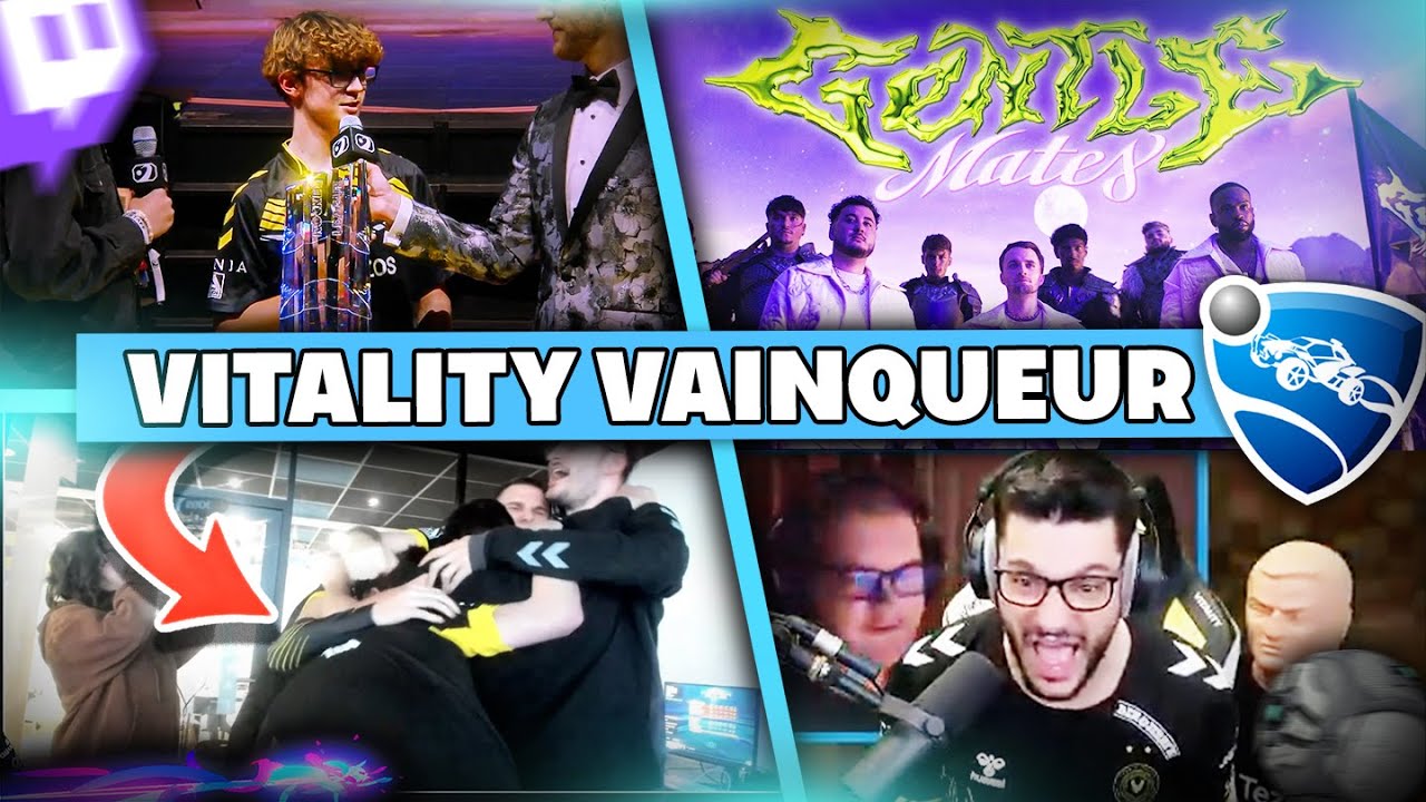 VITALITY REMPORTE LE REGIONAL, JUICY EN PLEURE - Best of Rocket League FR #395 Réactions