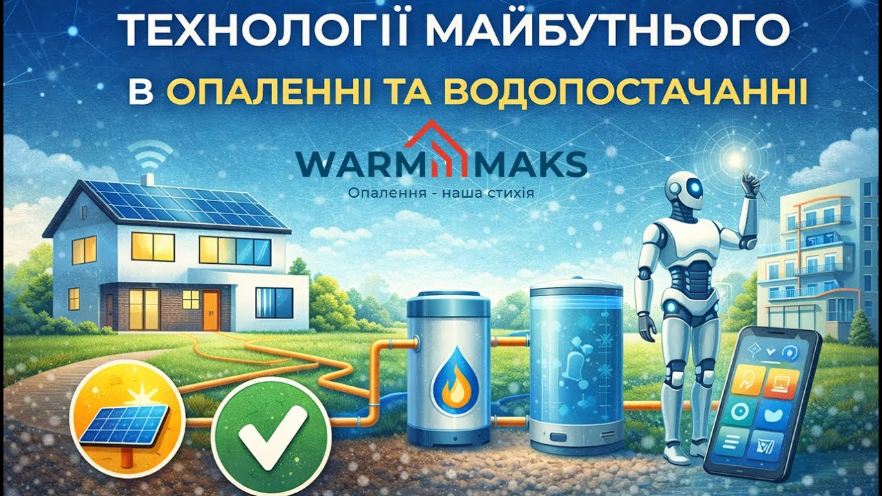 Технології майбутнього в опаленні та водопостачанні