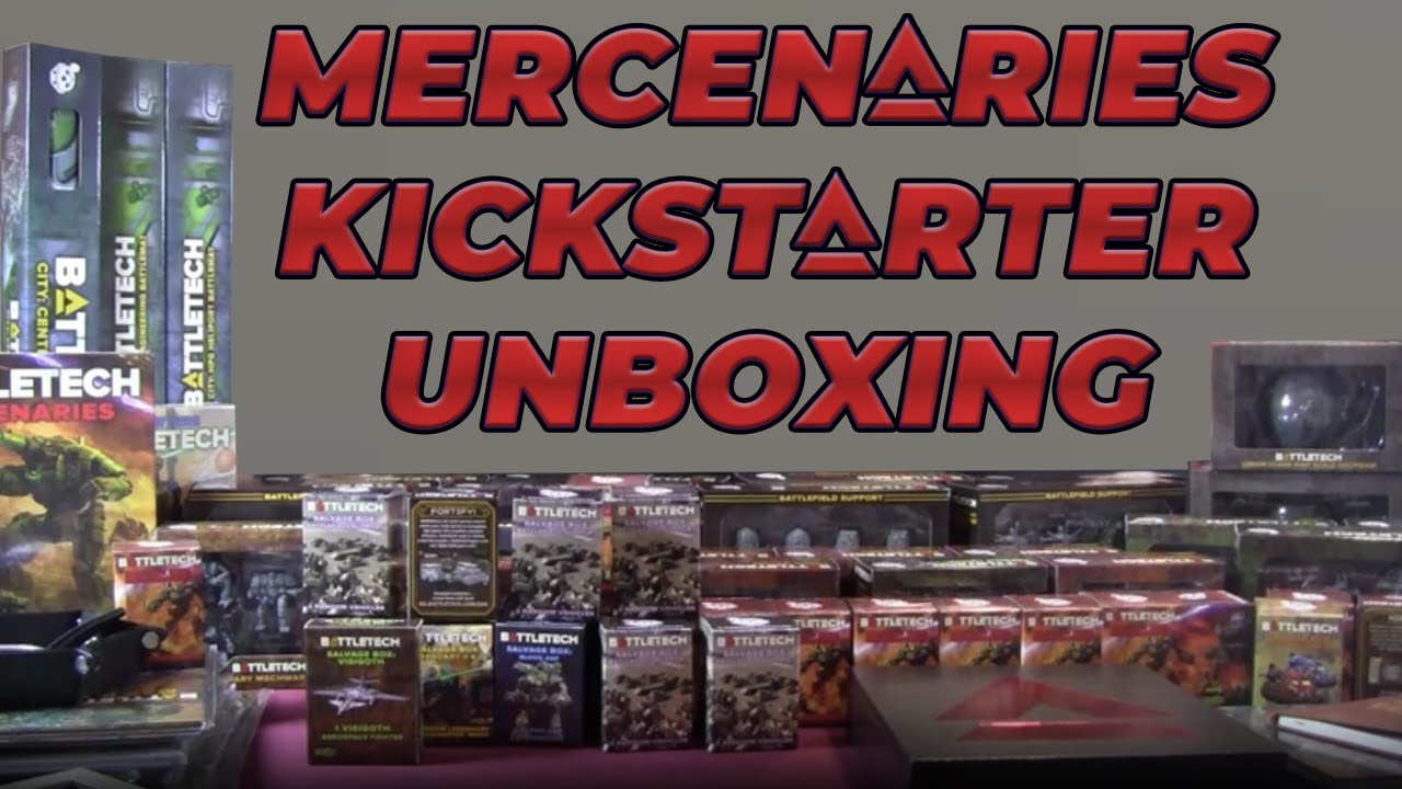 Unboxing the BattleTech Mercenaries Kickstarter &ndash; Is It Worth It?