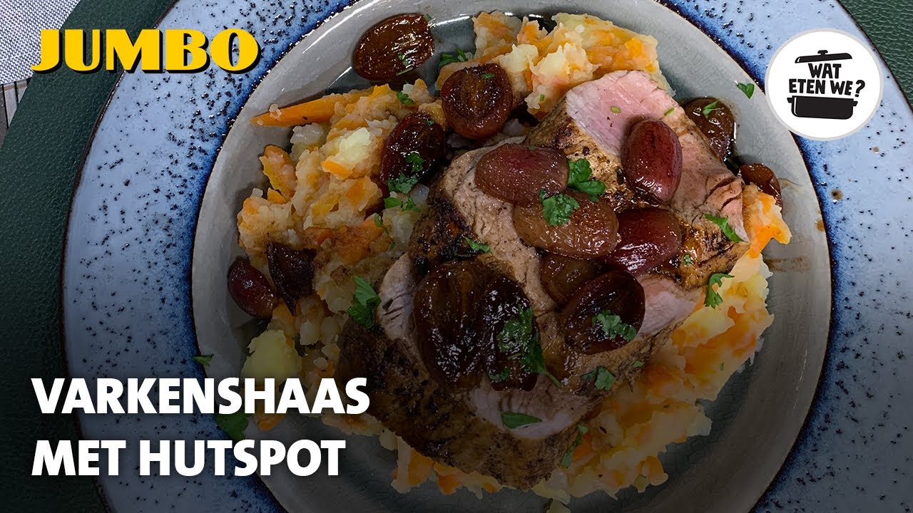 Wat eten we? Varkenshaas met hutspot