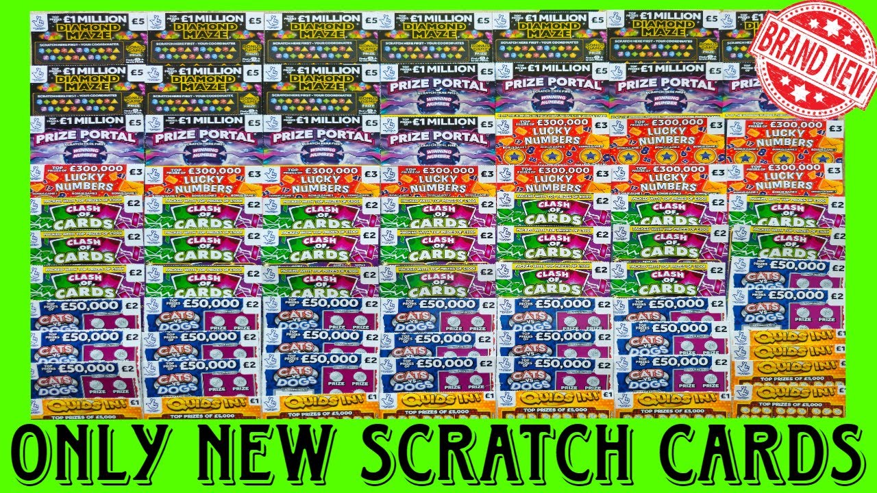 NEW SCRATCH CARDS 🎉🎉 #scratchcards #newscratchcards #lotterygames