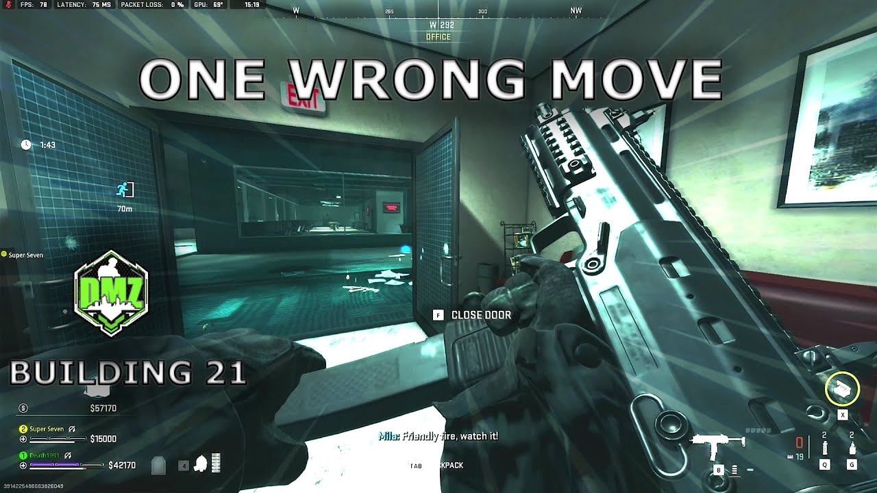 Made one Wrong Move !!!!!!!!!!!!! Building 21 Gameplay in DMZ Warzone 2.0