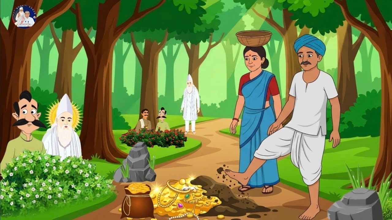 जब भगत ने सोने पर डाली मिट्टी 😱 | रंका-बंका की अद्भुत परीक्षा 2D animation sant Rampal Ji Maharaj