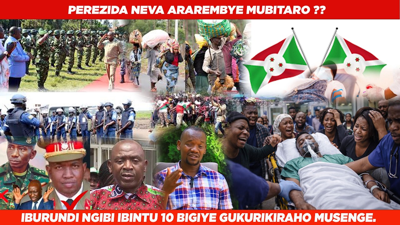 PEREZIDA NEVA ARAREMBYE MUBITARO ?? IBURUNDI NGIBI IBINTU 10 BIGIYE GUKURIKIRAHO MUSENGE CYANE 😭