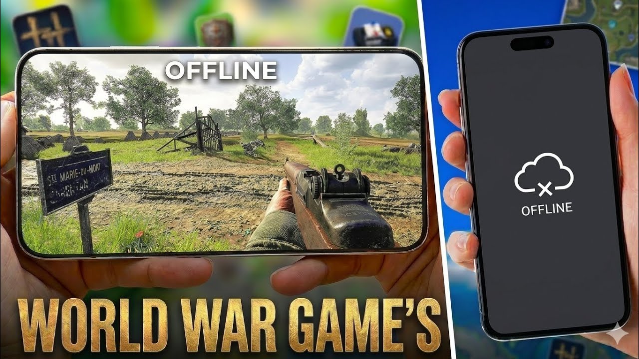 Top 4 offline world war games for Android 🎮