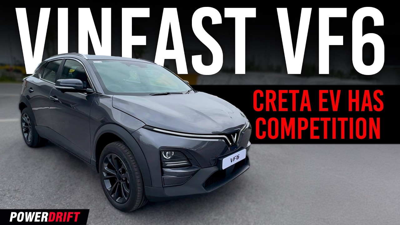 VINFAST VF6 Is A Creta Sized Electric SUV Coming To India, Is It Good? | First Look | PowerDrift
