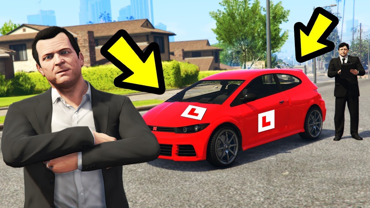 Taking my DRIVING TEST in GTA 5!