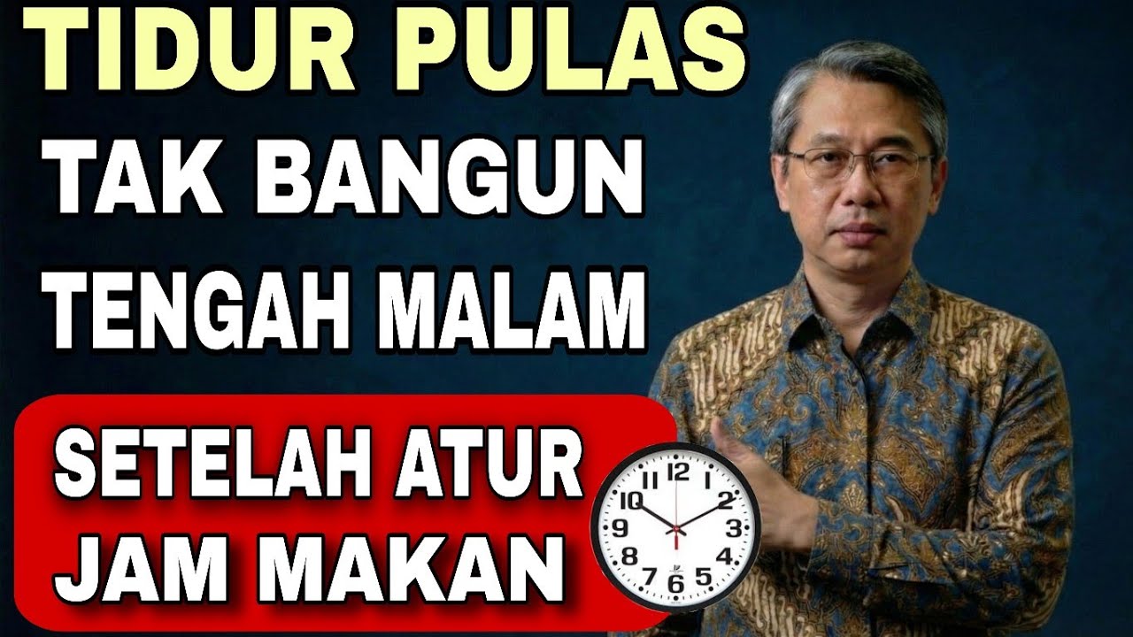 Jam Makan dan Minum Ini Bisa Bikin Lansia Tidur Pulen Tanpa Bangun Tengah Malam