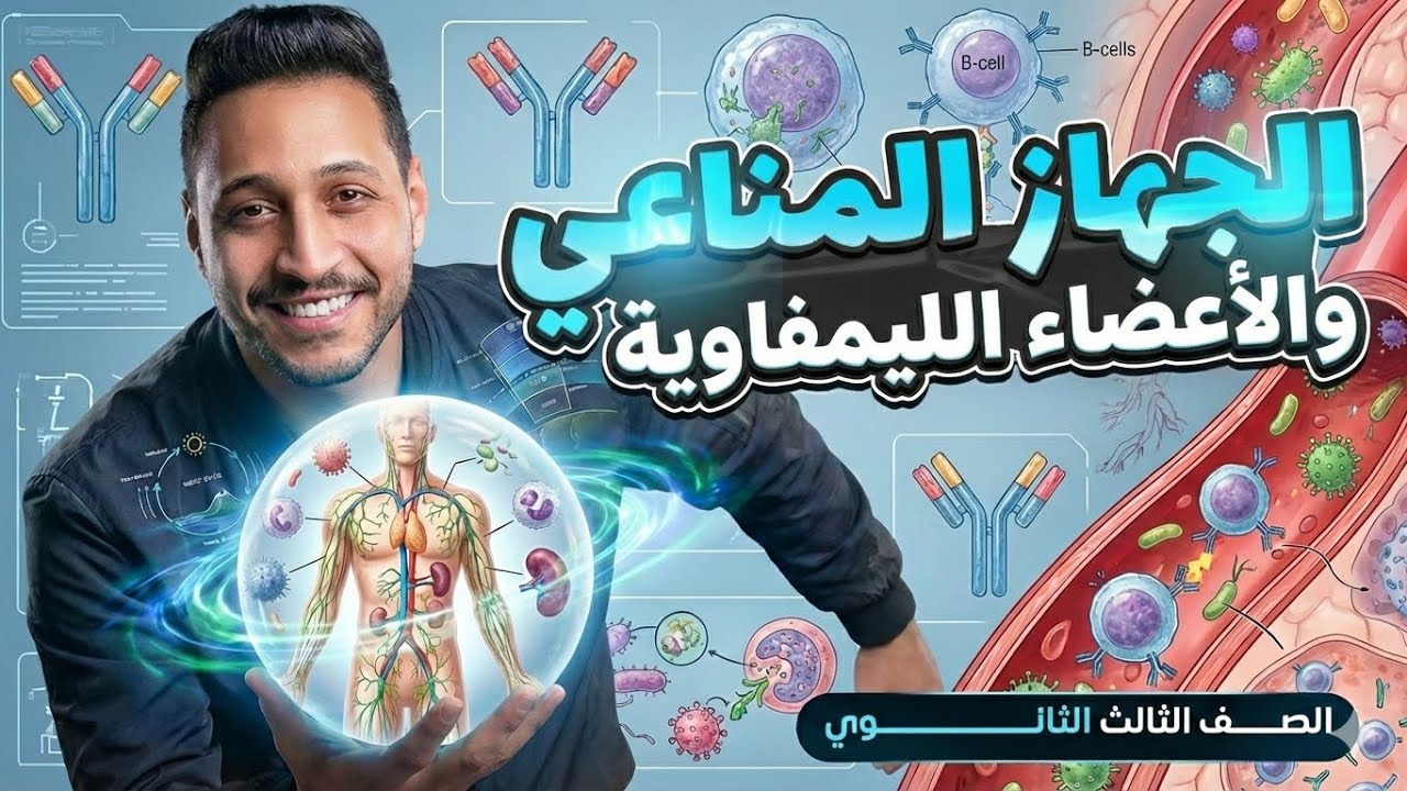 الأعضاء والخلايا الليمفاوية | الصف الثالث الثانوي | 