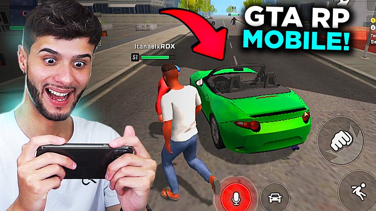 JOGUEI O NOVO GTA RP PRA  CELULAR!! Vice Online Mobile