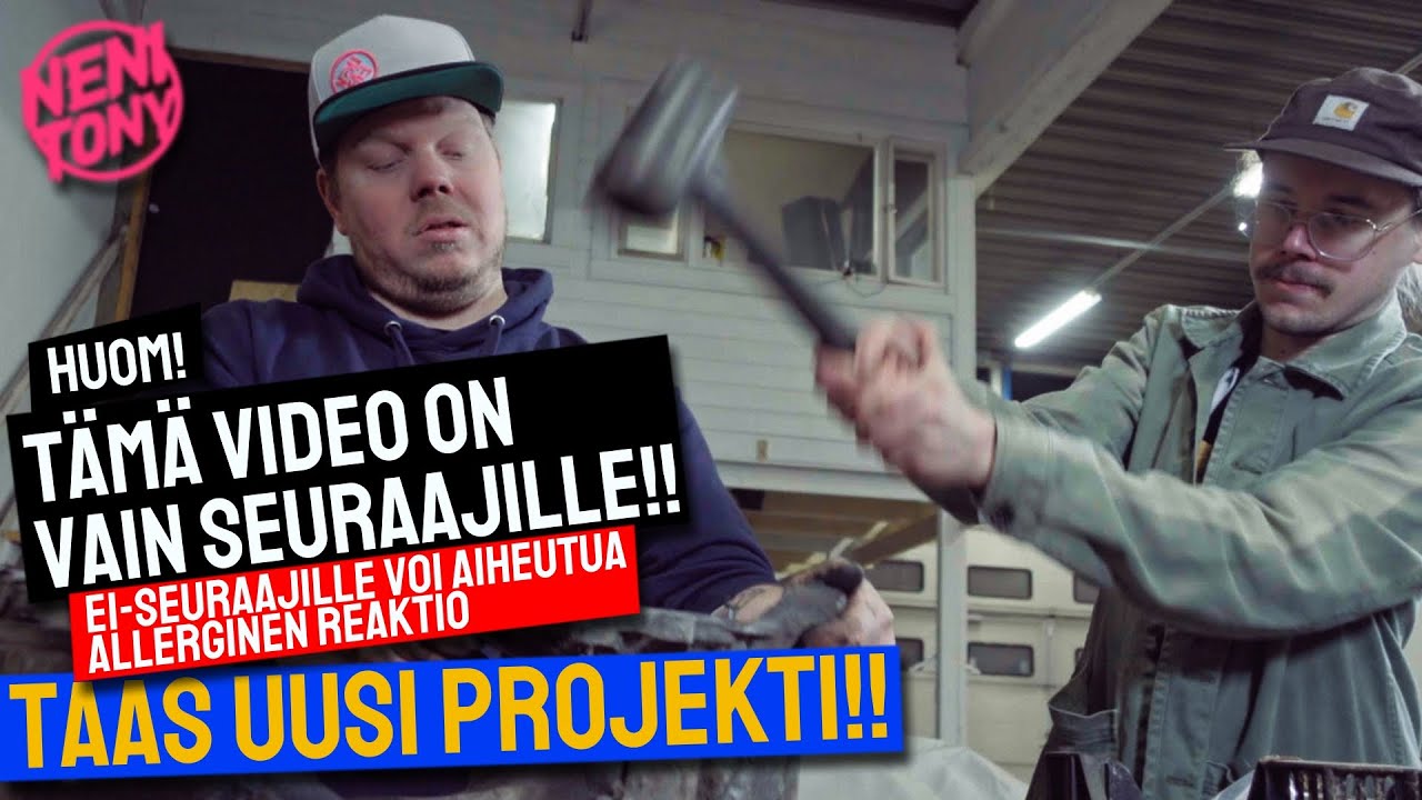 Kilpatalli, moottori ja leka - Jälleen uusi uskomaton projekti, joka valmistuu ajoissa!!