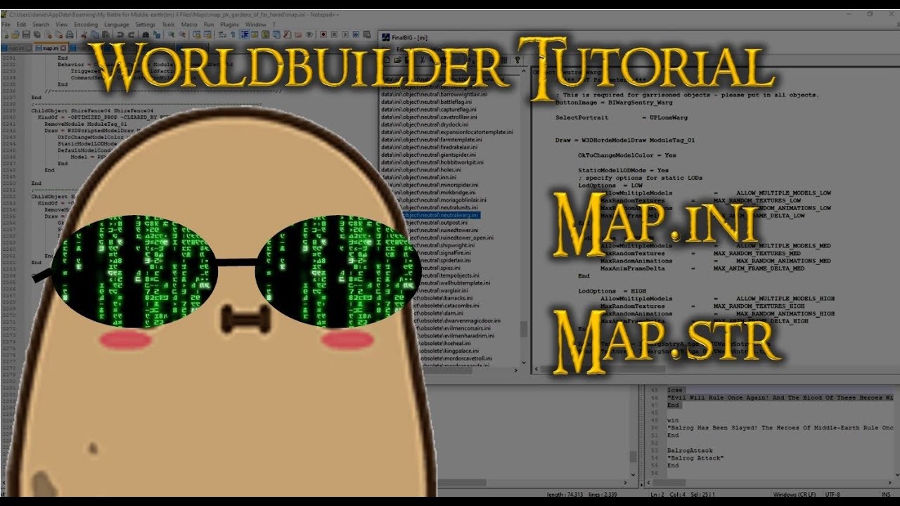 Worldbuilder Tutorial: Map.ini Map.str Scripting EEEEZ