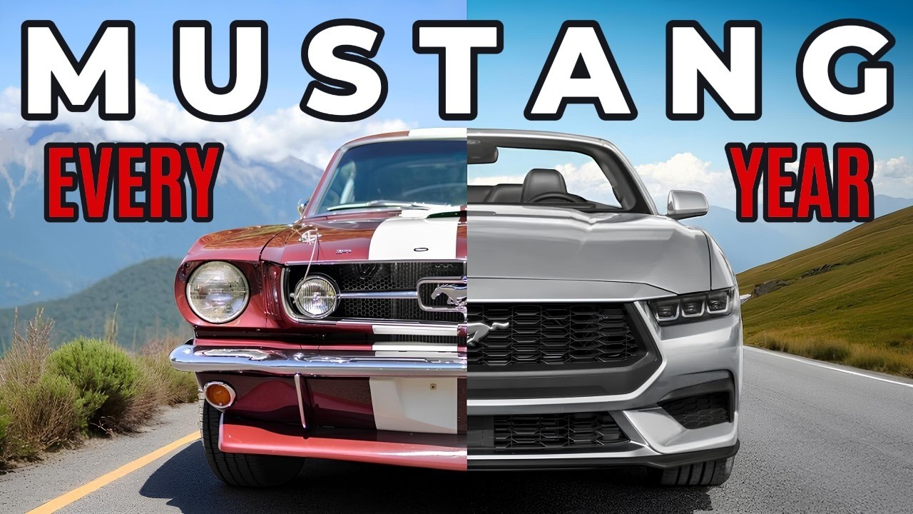 Ford Mustang Evolution: Every Year (1964½–2025)