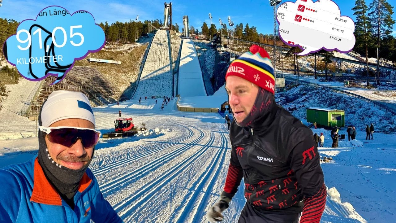 Psykvasan™ - 91 km stakning på konstsnöslingan